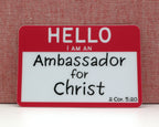 Ambassador For Christ Vinyl Sticker