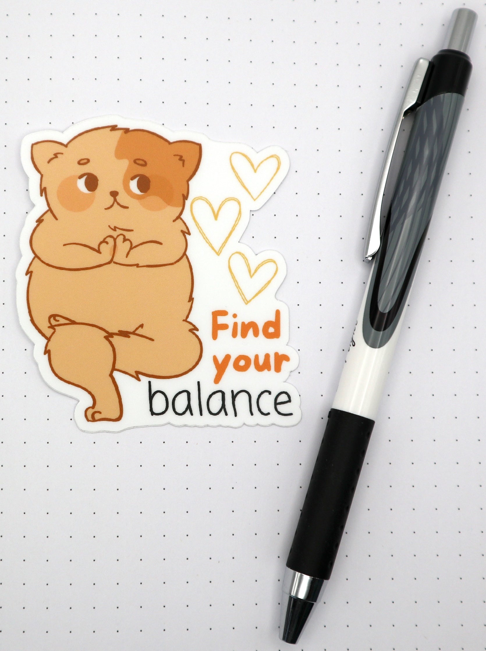 Find Your Balance Vinyl Sticker