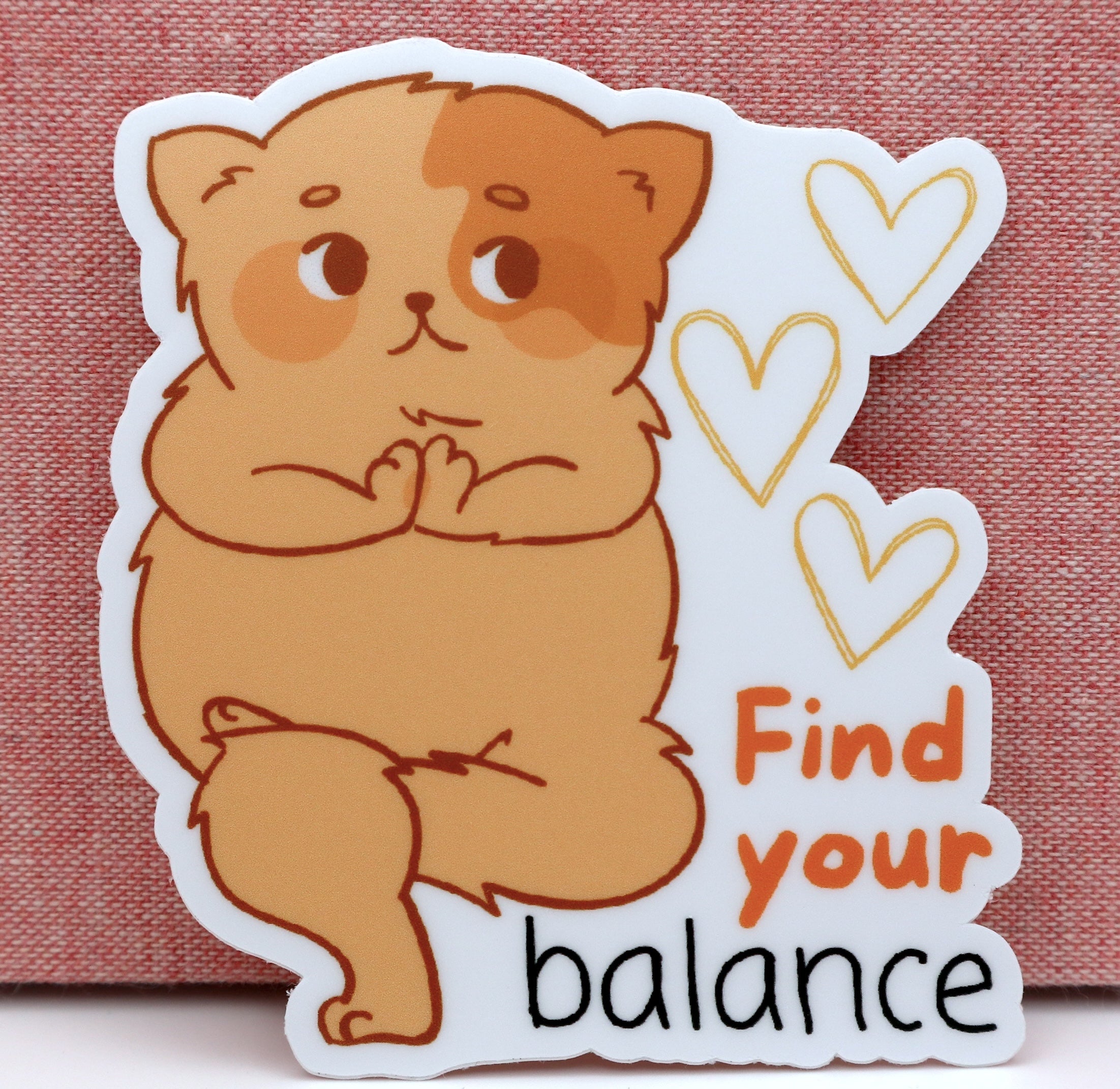 Find Your Balance Vinyl Sticker