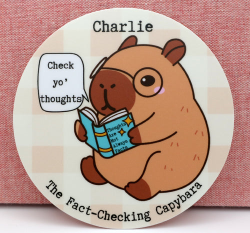 Check Your Thoughts Vinyl Sticker