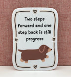 Two Steps Forward Vinyl Sticker