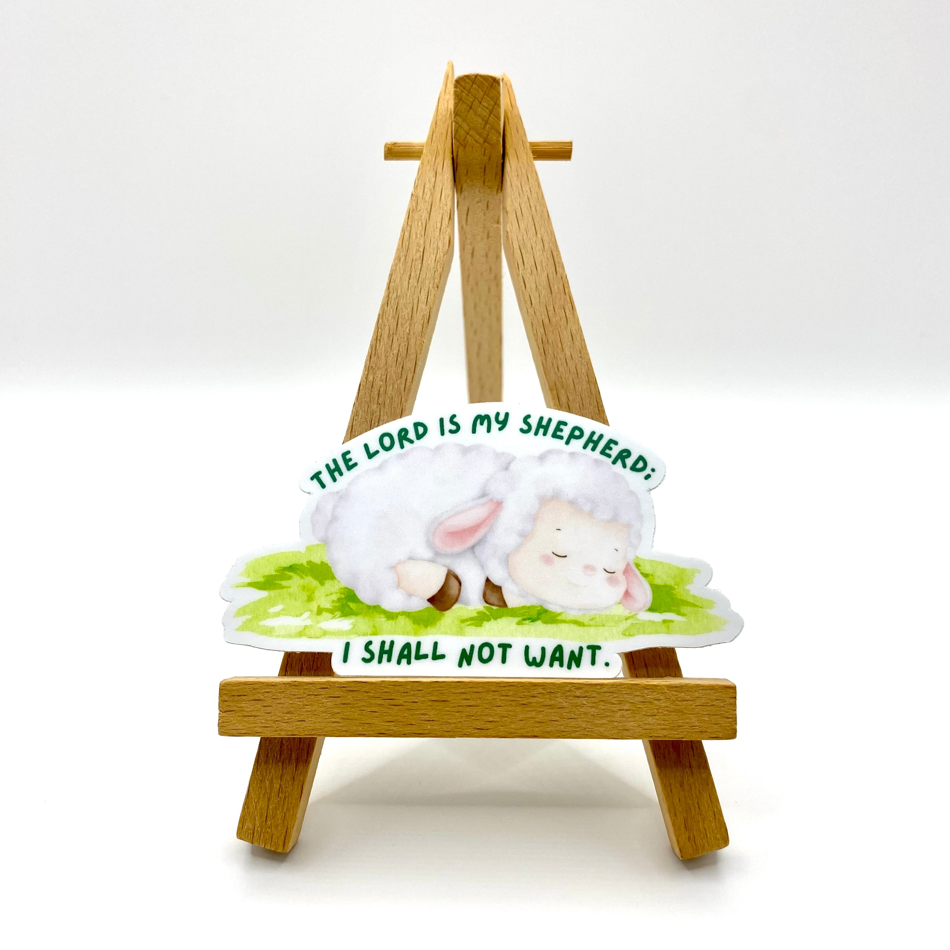 The Lord Is My Shepherd Vinyl Sticker