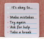 It's Okay Vinyl Sticker