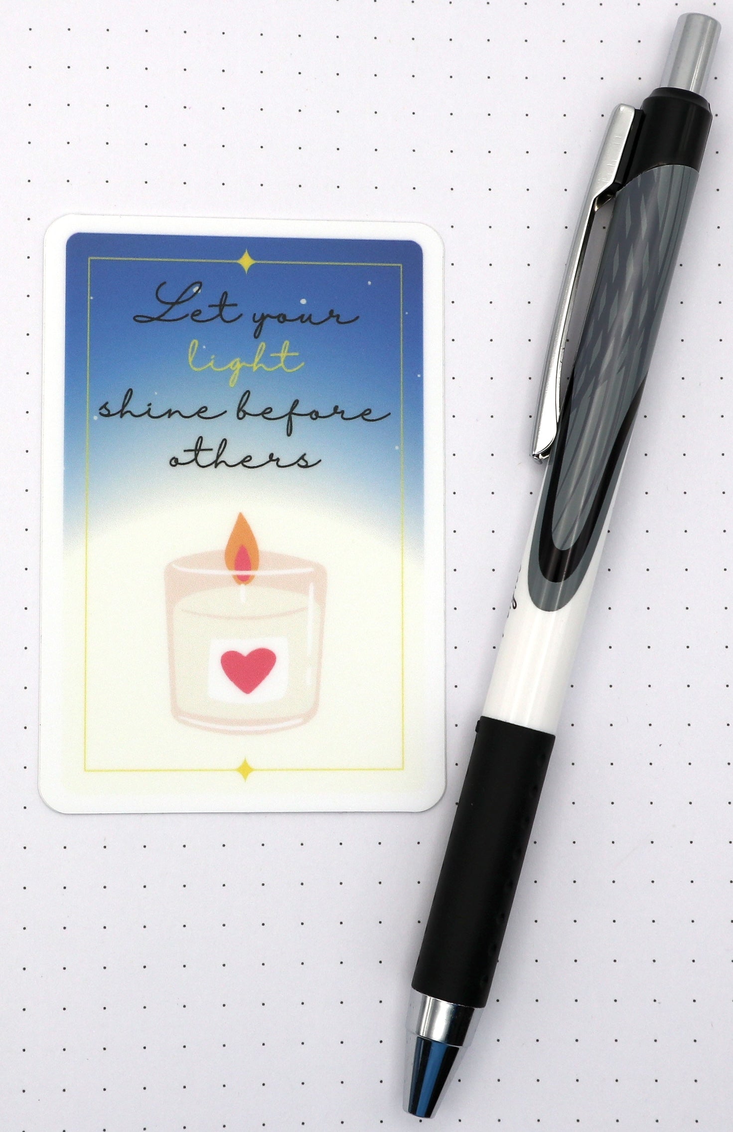Let Your Light Shine Vinyl Sticker