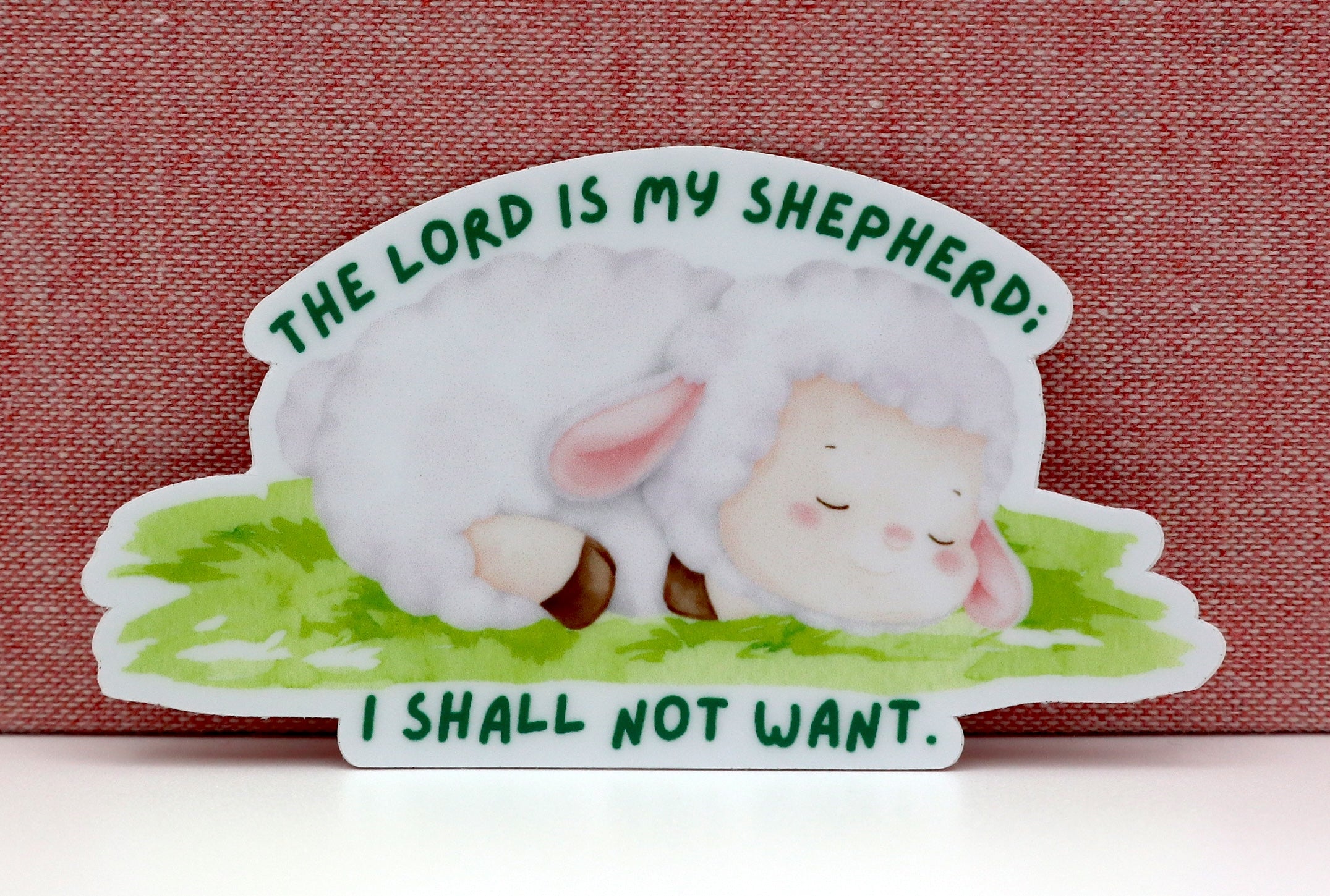 The Lord Is My Shepherd Vinyl Sticker